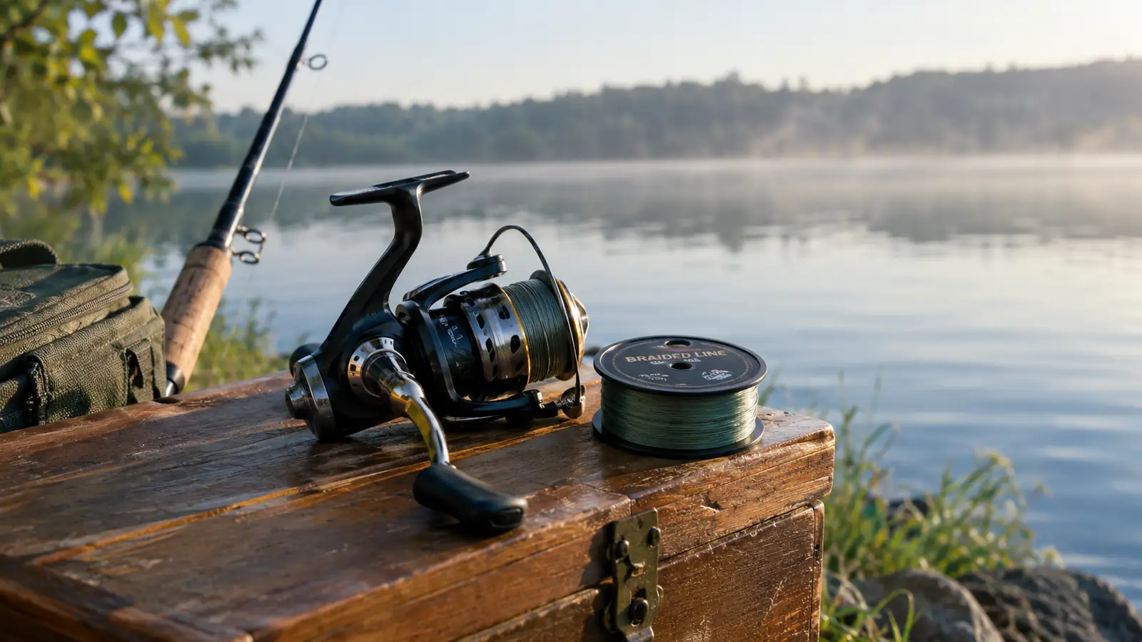 How to spool braided line on a spinning reel